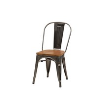 한성 EC 톨릭스체어 나무방석(철재), 월넛