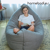 홈바디즈 초대형 빈백쇼파 마약빈백 LC-905, 블랙