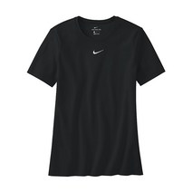 나이키 NSW 에센셜 스포츠웨어 크루 반팔티 블랙 여자 반팔 티셔츠 면티 상의 CZ7339-011