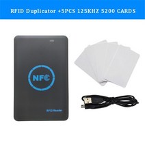 암호화 프로그래머 RFID 리더 복사기 키 태그 포브 NFC 스마트 카드 리더 라이터 복사기 13.56MHz 125KHz, 02 Set B