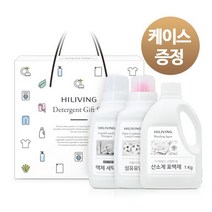 세탁세제 선물세트 2호 (세탁세제+섬유유연제+산소표백제) 가장 인기있는 구성, 산소표백제1kg+섬유유연제 1L+액체세탁세제 1L, 3개