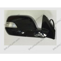 혼다 CRV 2007 블랙 왼쪽 및 오른쪽 도어 백미러 2 개/대, 한개옵션0