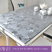식탁 매트 테이블보 방수 방열 오일 워시드 투명 테이블보, 50*140cm, 업그레이드  색상 tianxiang 1.0mm