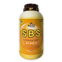 [비료컴퍼니] 에스비에스[SBS 1000ml] - 토양개량제 땅부자 밑비료 연작장애 뿌리발근제 배수불량 치료 모두싹 루핸스 아쿠도, 에스비에스1000ml(1병)