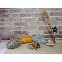[뜨개마루] 자스민파우치 (DIY 팩키지), 522 카키브라운