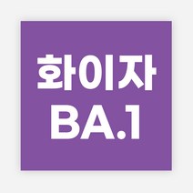 백신 스티커 모더나 2가 화이자 BA1 예방접종 독감, 정사각50_500매, 01화이자BA1