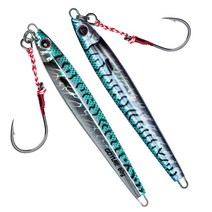 루어미끼 Goture fihsing lure fast jig 60g 80g 100g 150g 12131416cm jigbait seafishing throw jig metal, 1pc 녹색