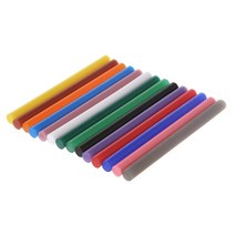 글루스틱 핫멜트 접착제 스틱 색상 7mm 점도 DIY 공예 수리 도구 W329 14 개, 한개옵션0