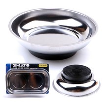 자석접시 원형 1구 75mm 110mm 150mm 직사각 2구 240mm 자석 접시 스덴 트레이 쟁반 스테인레스 사각접시 원형접시 마그네트 부착 보관 자석걸이 볼트 넛트 나사 피스, 2구 사각자석접시 240mm