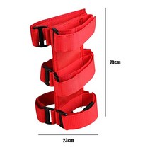 소화기거치대 차량 가정 업소지프 랭글러용 조절 가능한 롤 바 소화기 홀더 합리적인 보관 및 편리한 접근, 01 빨간