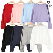 주니어스토리 무지크롭티 맨투맨