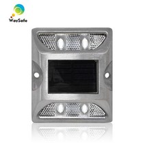 도로표시등 도로표지병 태양광 쏠라 LED 안전유도등 반사체 도로 스테디 모드 3m 반사경 흰색 led 도로 마커 알루미늄 하우징 태양 광 발전 도로 스터드, 없음