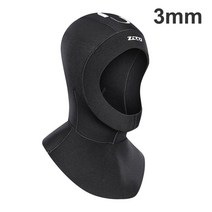 보온 네오프렌 잠수복 후드 스쿠버 다이빙 스노클링 카약 항해 서핑 모자 5mm 및, 04 H32-3mm_03 L