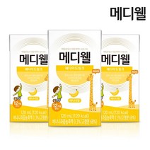 메디웰 페디아드링크 미니 바나나맛 1박스 (120ml x 24팩), 120ml, 24개
