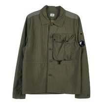 CP COMPANY [명품]CP컴퍼니 로고 와펜 남성 셔츠 자켓 12CMOS101A 005782G 660 12CMOS101A005782G660