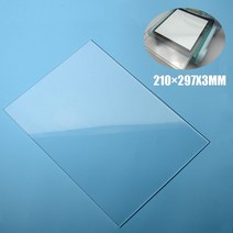 아크릴 칼 재단기1p 210*27*3mm 투명 아크릴 커팅 플레이트 엠보싱 eosser 호환 다이 컷 기계, 한개옵션0