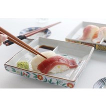 18종 적재가능 소스칸 회 접시 나눔접시 카페 디저트 주방용품 브런치 혼수 가정용 식기 플레이팅 찬기, 하나비 화이트반달나눔접시(팬시-149)