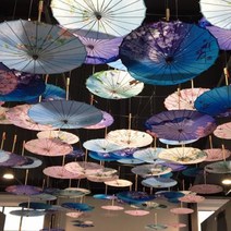 우산 양산 인테리어 천정 쇼핑몰 예술 미술 포토존, 패션 매치 82cmㅡ1개, 1개
