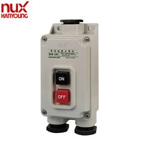 한영넉스 BEW-230 방우형 노출형 동력용 푸쉬버튼 스위치 전원 온오프 스위치 S/W, 1개