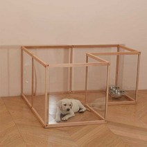실내 강아지 케이지 울타리 개 애견 애완견 반려동물, 4패널높이63CMx두께3mm(폭50cm)문x