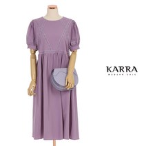 카라 KARRA 퍼프소매플레어원피스 KB1MOP079C