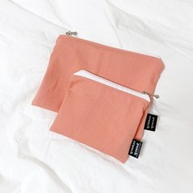 자체제작 코랄 지퍼파우치 미니파우치 카드지갑