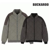 버커루 [특가전] [BUCKAROO JEANS] 최고의 상품 [매장판매1위] 초경량 남성 스웨이드 전판 배색 바이커 ST 다운점퍼 간지점퍼