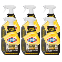 [스타몰] 애견 탈취제 반려동물 소변 냄새 얼룩 제거 소독 펫리무버 900ml, 6개