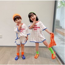 바로배송 페이보릿 남매룩 원피스 상하세트 커플 둥이룩 북유럽풍 아동복 유아 키즈