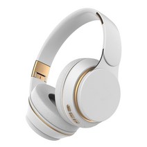 펄 화이트 T7 무선 헤드폰 블루투스 헤드셋 접이식 스테레오 조정 가능한 Auriculares 마이크와 전화 Pc TV, 01 white