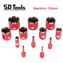 6-120mm M14 대리석 오프너 소결 코어 비트 다이아몬드 구멍 톱 드릴 비트 화강암 벽돌 타일 세라믹 콘크리트 돌 드릴링, 06 15mm