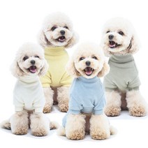 잭펫 강아지 올인원 후리스, 블루, l