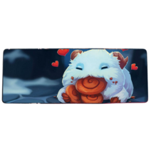 롤 LOL 디자인 마우스 패드 79종 시리즈 리그 오브 레전드 장패드 3mm 두께, 800x300mm + 3mm개, 포로A