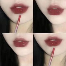 투명립글로스 립 글로즈 소녀순욕 투명 물감 얼음 물광 미러 틴트 블랙 스틱 학생당 글라스, 05 디아블로 05#연리색 진저캔디（순욕）