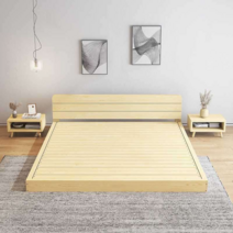 저상형침대프레임 평상형 조립식 프레임 싱글 퀸 킹, 100x200cm