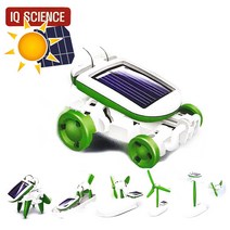 태양열 태양전지 솔라 강아지 비행기 6in1 변신 장난감 조립키트-72394EA