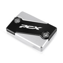 PCX125 PXC150 오토바이 CNC 전 후방 브레이크 용 유체 저장 캡 덮개, 실버/블랙