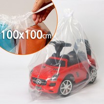 끈다리 대형비닐봉투 큰비닐 100cm X 100cm 장난감보관비닐, 1개