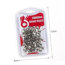 문구존 압정 압정_클립_집게_핀 85p세트 실버, 1개