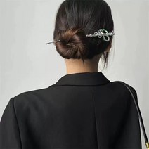 [실버플라워]궁중헤어비녀 궁중비녀 긴머리 한복헤어비녀 패션헤어XC073