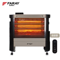화레이 원적외선 전기 히터 FNEH-3900R 3KW 카본 스토브 탄소섬유 난로 난방기 온풍팬 리모컨 /