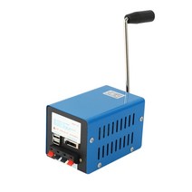 무동력 핸드발전기 high power dynamo Charger 비상용 자가 발전기, 1개