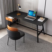 북유럽 스타일 이태리 심플 모던한 고급 럭셔리 락 보드 책상 의자 세트, 슬레이트 표면