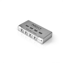 넥스트 NEXT-3504PST 1대4 USB2.0 자동 선택기 공유기 프린터기