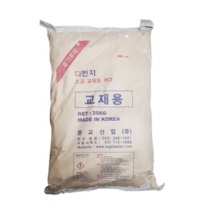 교재용 석고가루 25kg/문교 석고분말/미술 학습 수업용, 4개