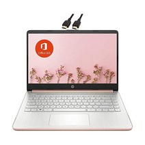 2022 최신 HP 프리미엄 14인치 HD 노트북| 인텔 셀러론 N4020에서 2.8GHz 8GB RAM 128GB(64GB SSD 64GB 카드)| 웹캠 블루투스 HDMI USB