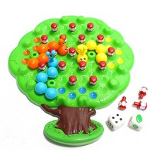 4살 5살 사고력발달 사과나무 퍼즐게임 유치원 구슬꽂이 키즈카페 모자이크, 상세페이지참조, 1개