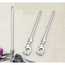 태극기 깃대 가이드 깃발 국기봉 국기 꽂이 미니 깃봉 핸들 바 스테인레스 스틸 오토바이, 1.2m