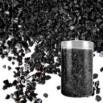 1kg(2.2파운드) 공예 레진 아트용 크러시드 글라스 공예 글리터 3~6mm 불규칙한 스프링클 글리터 반짝이는 스팽글 플레이크 아트 DIY 주얼리 제작 장식 꽃병 필러용, Black