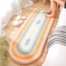[당일출고] 빅사이즈 레인보우 롱 발매트 40X120 욕실 주방 아이방 인테리어 매트 러그, 40 X 120 cm